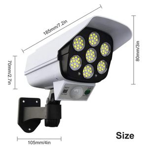 Foco Solar Modelo Camara de Seguridad