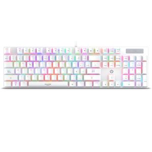 Teclado Mecanico Enkore Royale ENK 1003 Iluminacion RGB Switch Rojo USB Blanco