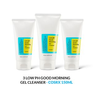 Low ph Good Morning Gel Cleanser Cosrx 150ml 3 Unidades