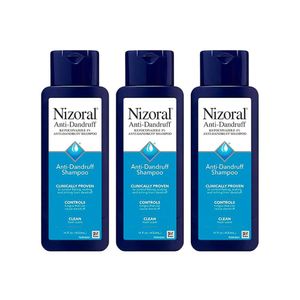 3 Shampoo Anticaspa Con 1% De Ketoconazol Nizoral 400ml
