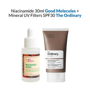 Niacinamide 30ml Good Molecules + Mineral UV Filters SPF30 50ml