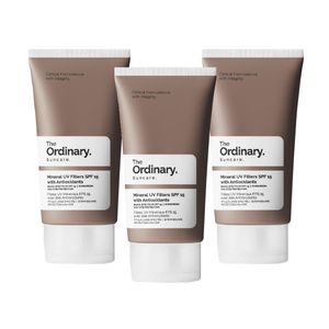 Mineral UV Filters SPF 15 + Antioxidants The Ordinary 50ml 3 Unidades