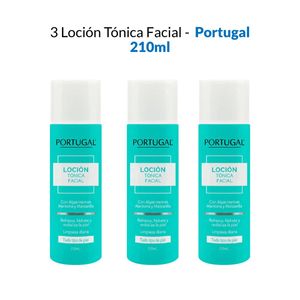 Locion Tonica Facial Portugal 210ml 3 Unidades