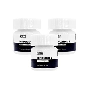 Minoxidil 5mg 60 Caps 3 Unidades