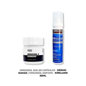 Minoxidil Espuma Kirkland 60Ml + Minoxidil 5Mg 60 Capsulas