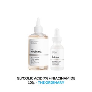 Glycolic acid 7% 240ml + Niacinamide 10% 30ml The Ordinary