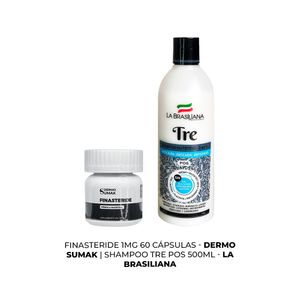 Finasteride 1Mg X 60 Capsulas + Shampoo Tre Pos 500Gr