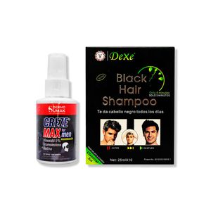Creze Max Formen 60ml + Shampoo Cubre Canas Negro 250ml X 10 Und