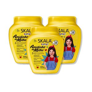 Crema Tratamiento Capilar Amidinho De Milho Kids Skala Expert 1000G 3 Unid