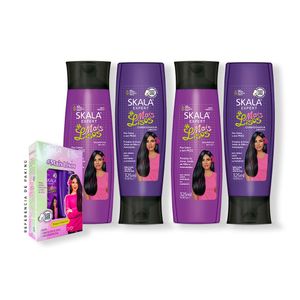 2 Shampoo + Acondicionador Mais Lisos Skala Expert 325ml