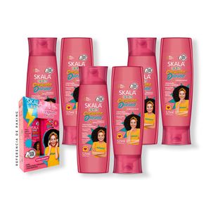 3 Shampoo Acondicionador Crespinho Divino Kids Skala Expert 325ml