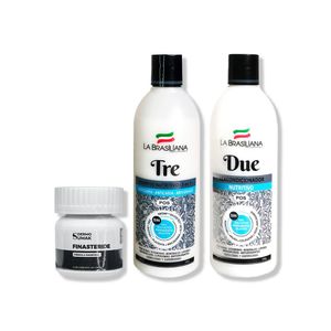 Capsulas Finasteride 1Mg +Shampoo Tre 500Gr +Acondicionador Due 500Gr