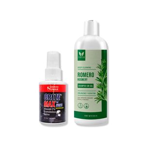 Locion Creze Max Formen 60ml + Shampoo Romero Vena 500ml