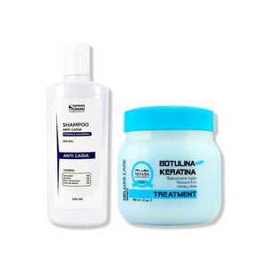 Shampoo Anticaida Sin Sal 250ml + Restructurante Capilar Botox 680ml