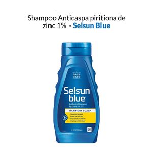 Shampoo Anticaspa piritiona de zinc 1% Selsun Blue 325ml