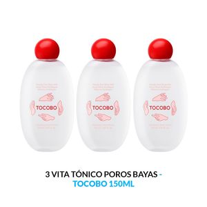 Vita Berry Pore Toner Tocobo 150ml 3 Unidades