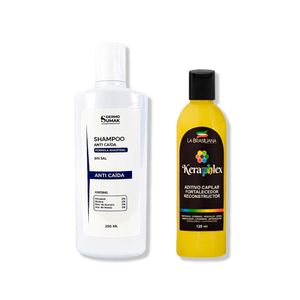 Shampoo Anticaida 250ml + Keraphlex Fortalecedor Reconstructor 120Gr