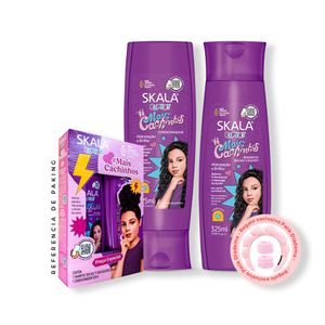 Shampoo + Acondicionador Mais Cachinhos Skala Expert 325ml + Regalo