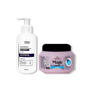 Shampoo Sin Sal Ketozinc 350ml+ Mascara Capilar 250Gr
