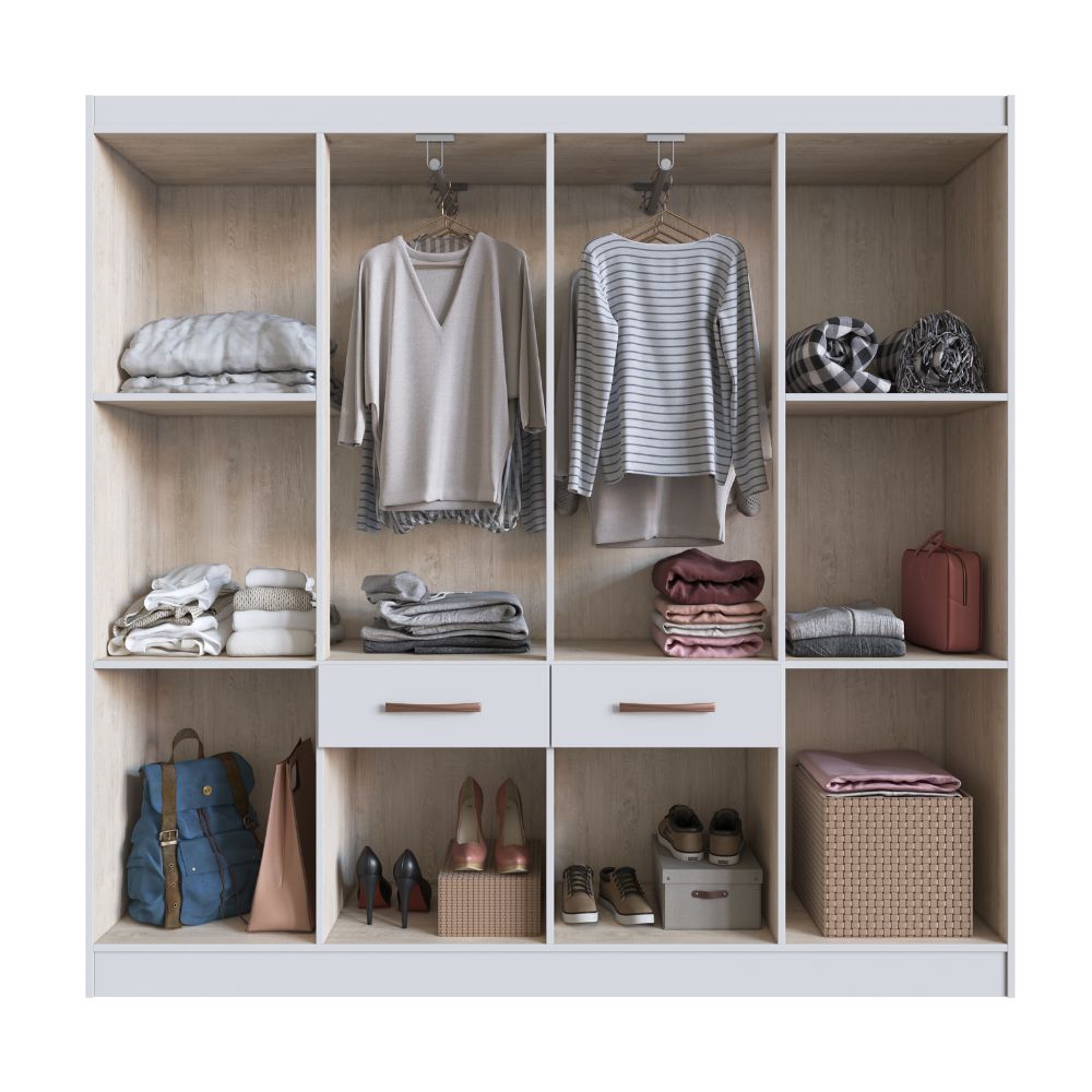 Buffet Craft 2 Puertas 3 Cajones Decoración Roble - L153 Cm | Leroy Merlin