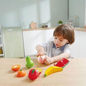 Set De Frutas De Madera Hape Para Cortar 07 P