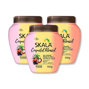 Crema Tratamiento Capilar Coquetel Brasil Capilar Nutritiva Skala 1000G 3 Uni