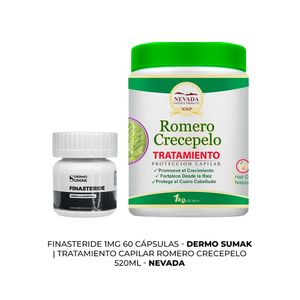 Finasteride 1Mg X 60 Capsulas + Tratamiento Capilar Romero 1Kg