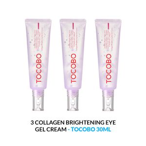 Collagen Brightening Eye Gel Cream Tocobo 30ml 3 Unidades