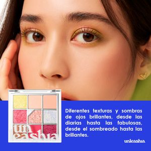 Glitterpedia Eye Palette Unleashia 7 All Of Peach Ade 2 Unidades