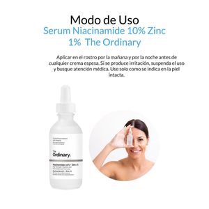 Serum Acido Hialuronico + Niacinamide 10% Zinc 1% The Ordinary 30ml