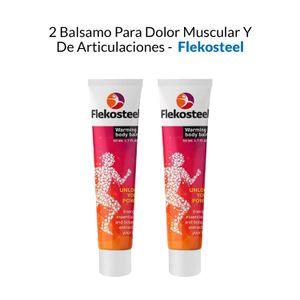 Balsamo Para Dolor Muscular y De Articulaciones Flekosteel 50ml 2 Uni