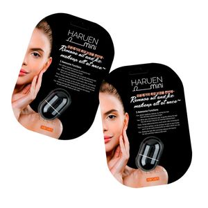 Roca Volcanica Antibrillo Coreano Negro Mate Haruen Mini 2 Unidades