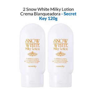 Snow White Milky Lotion Secret Key 120Gr 2 Unidades