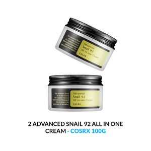 Advanced Snail 92 All In One Cream Cosrx 100ml 2 Unidades
