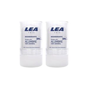 Desodorante Piedra de Alumbre 100% Natural Lea 120Gr 2 Unidades