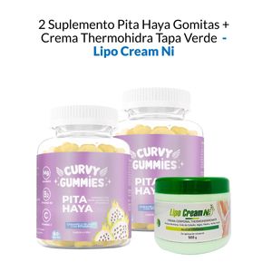Suplemento Pitahaya 2 Uni + Crema Thermohidra Verde Lipo Cream