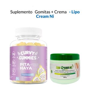 Suplemento Pitahaya + Crema Thermohidra Verde Lipo Cream
