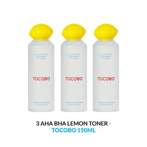 Aha Bha Lemon Toner Tocobo 150ml 3 Unidades