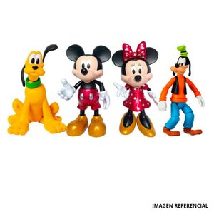 Set de figuras articulables de Mickey Mouse y sus amigos