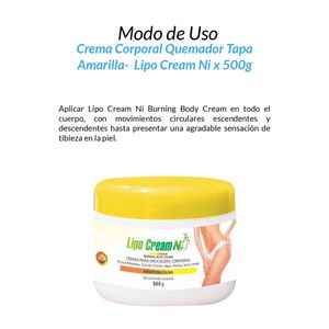 Suplemento Aguaje + Crema Quemador Amarilla Lipo Cream
