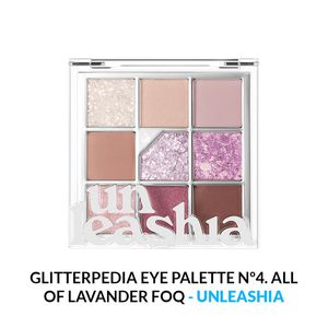 Glitterpedia Eye Palette Unleashia 4 All Of Lavender Fog