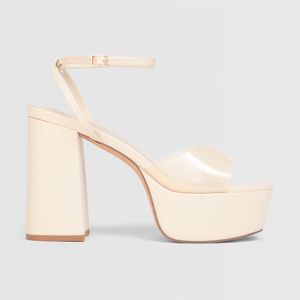 Sandalias Hypnotic Para Mujer San Pv25 Platafor Blanco