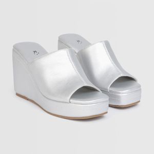Sandalias Malabar Para Mujer Topplat Plata