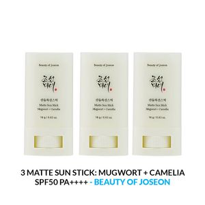 Matte Sun Stick Mugwot + Camelia Spf 50+ Beauty Of Joseon 18ml 3 Uni