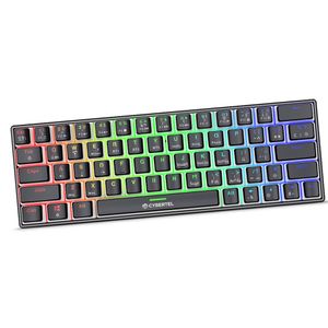 Teclado Mecanico Inalambrico Cybertel Commander 3 CBX K103 Switch Rojo