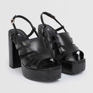 Sandalias Malabar Para Mujer Toptaco Negro