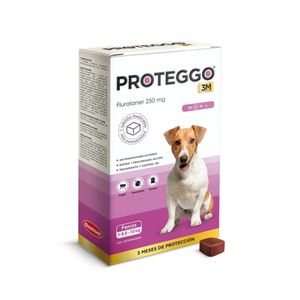 Antipulgas para Perros Proteggo 3M 250 mg 1 Tableta 4.5 a 10 Kg