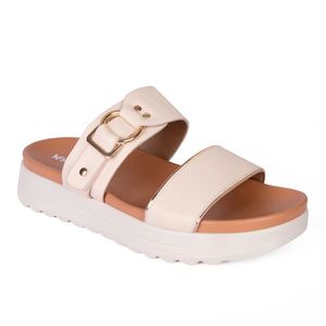 Sandalia Plataforma Moda Mujer 7998 BEIGE