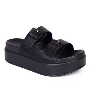 Sandalia Plataforma Moda Mujer 8006 NEGRO