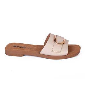 Sandalia Flats Moda Mujer 7997 BEIGE